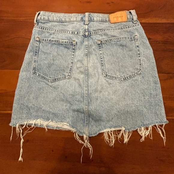 Everlane The Denim Reconstructed Skirt - Picture 6 of 10